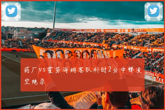 药厂vs霍芬海姆客队补时2分中锋凌空绝杀